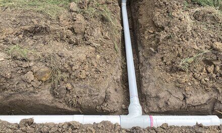 Earthworks + Plumbing For Shed To Tank Connections
