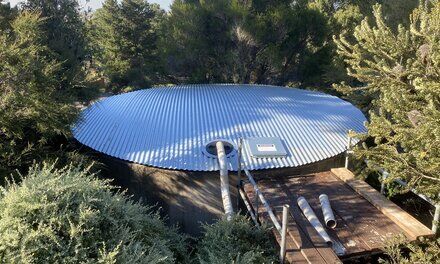 Pioneer Water Tank Installation Inside Of Concrete Tank