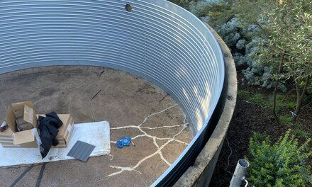 Pioneer Water Tank Installation Inside Of Concrete Tank