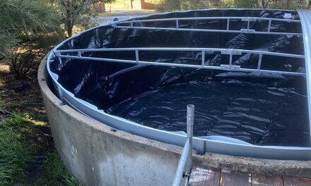 Pioneer Water Tank Installation Inside Of Concrete Tank