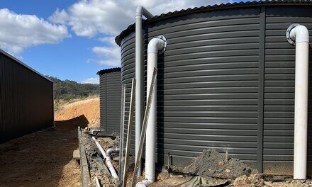 Pioneer Water Tank Installations Earthworks + Plumbing